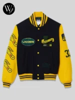 Lacoste Two Tone Wool Bomber Jacket