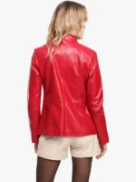 Red Lakes Leather Women jacket