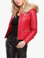 Women Leather jacket Lamb Latest Guignard