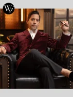 Mayflower Smoking Jacket Maroon
