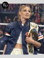Monday Night RAW Blue Becky Lynch Chicago Bears Jacket