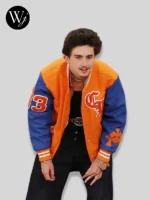 Pacers game Timothee Chalamet Varsity Jacket