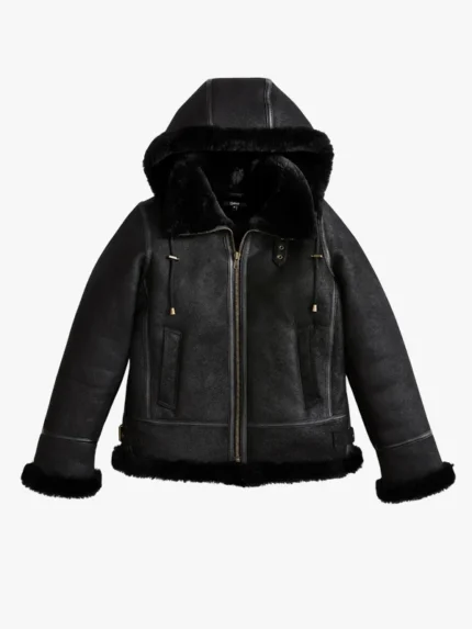 Quince 100% Shearling Cold Weather Bomber Jacket