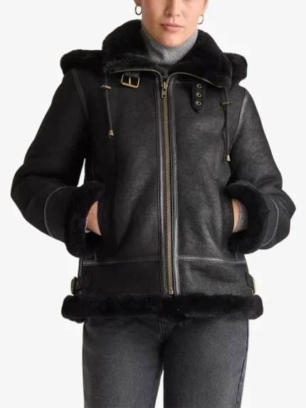 Quince 100% Shearling Cold Weather Jacket