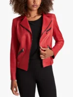 Red Rider Women Motorcycle Red Jacket