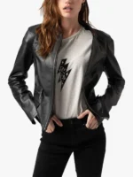 Saint and Sofia Blane Women Leather Jacket