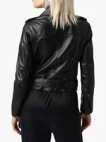 Saint and Sofia Luther Black Leather Jacket
