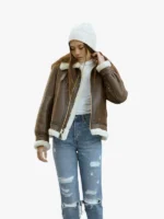 Sheepskin Schott NYC B-3 Bomber Jacket