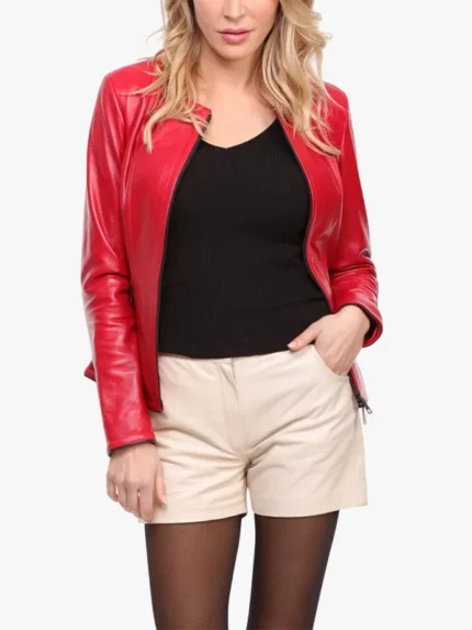 Short Leather Jacket Leather Guignard