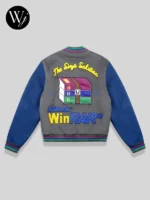 Tern x Winrar Varsity Grey and Blue Jacket