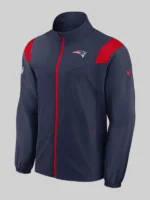 2025 New England Patriots Nike Sideline Full-Zip Navy Jacket
