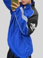 Adidas Blue Adicolor Motorcore Woven Jacket