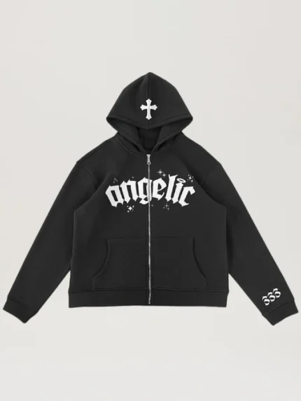 Angelic Hoodie Black