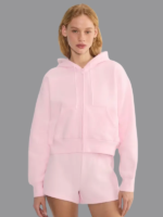 Aritzia Pink Zip Up Hoodie