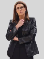 Black Leather Indiana Fever Jacket