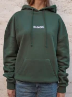 Blondes Have More Fun hoodie Green