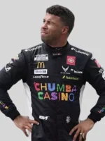 Bubba Wallace NASCAR Cup 2025 Uniform Black Jacket