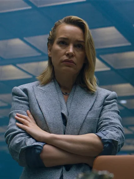 Butterfly 2025 Piper Perabo Grey Blazer