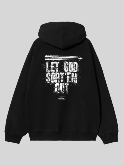 Carhartt Wip x Clipse Let God Sort Em Out Hoodie Black