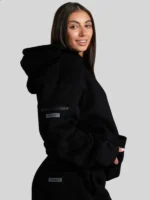 Comfort Airplane Hoodie Black