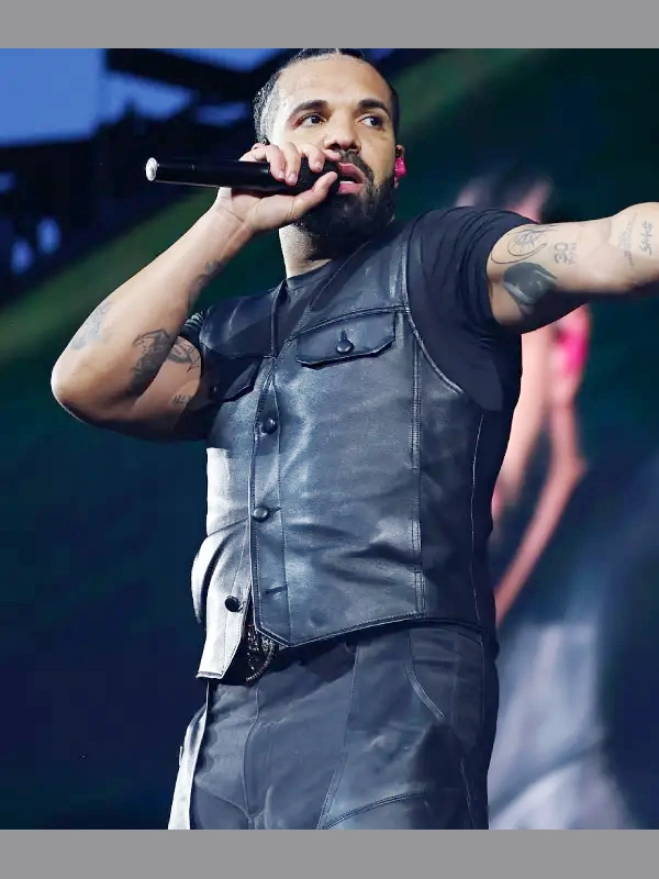 Drake Wireless Festival 2025 Black Vest Drake Wireless Festival 2025 Black Vest