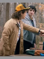 Gaten Matarazzo Stranger Things Season 5 Dustin Henderson Brown Jacket