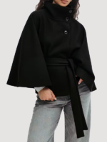 Gina Tricot Cape Jacket Black