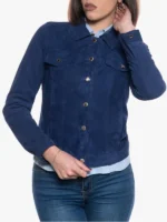 Giusy Genuine Suede Leather Jacket for Women