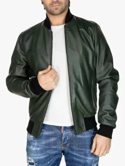 Green David Jacket Men's Bomber