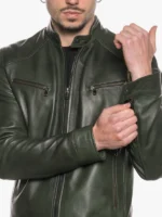 Green Men Uo6 Snap-Tab Jacket