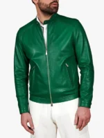 Green Tab Biker Jacket