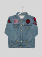 Indiana Fever Stranger Things Demoregame Denim Jacket Blue