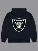 Las Vegas Raiders GOLF WANG Logo Black Pullover Fleece Hoodie