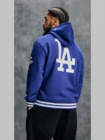 Los Angeles Dodgers Hoodie Blue OVO x New Era x