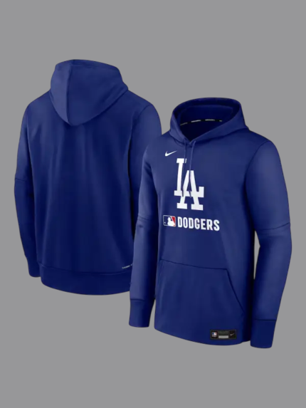 Los Angeles Dodgers Nike Royal Authentic Collection Performance Pullover Hoodie