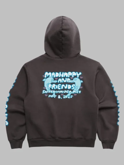 Madhappy and Friends Dolphin Brown Hoodie