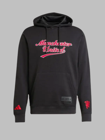 Manchester United x Adidas US Pack Black Hoodie