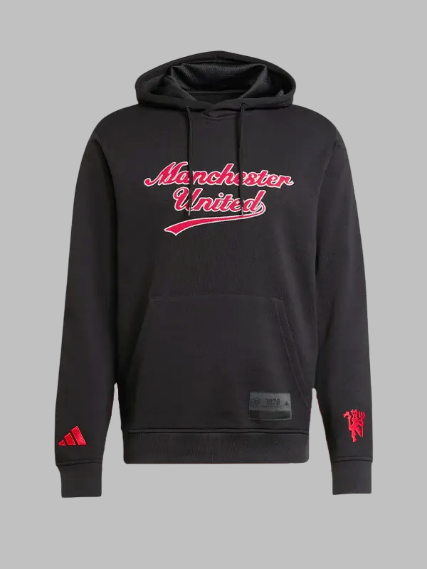 Manchester United x Adidas US Pack Black Hoodie Manchester United x Adidas US Pack Black Hoodie