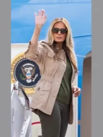 Melania Trump Beige Cotton Jacket