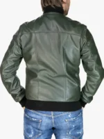 Men's Bomber Zipper Green David Jacket