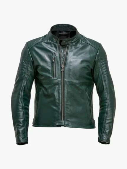 Men's Green Jacket with Added Protections
