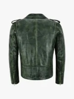 Men's Soft Lambskin Green Jacket