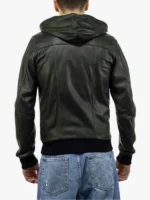Napoli Cap Green Bomber Hooded Jacket