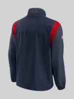 New England Patriots Sideline Full-Zip Jacket Navy