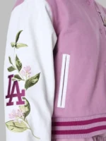 New Era LA Dodgers Floral Pink Jacket