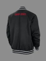 Ohio State Buckeyes Jacket Black Bomber