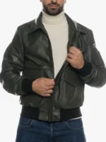 Pilota Men Olive Green Jacket