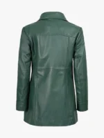 Real Green Coat - 34 length Button Jacket FoR women