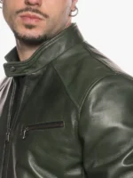 Snap-Tab Collor Uo6 Men's Green jacket