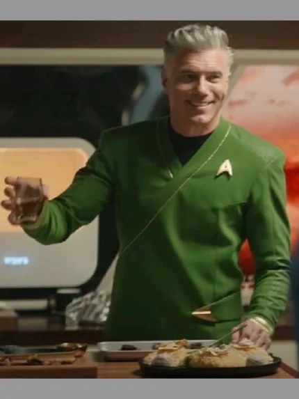 Star Trek Strange New Worlds Anson Mount Green Jersey